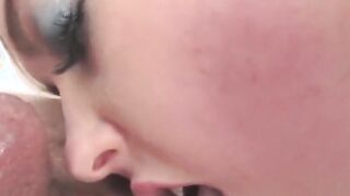 cumshot horny big tit brunette needs contractors big dick