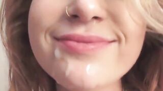 cumshot horny big tit brunette needs contractors big dick