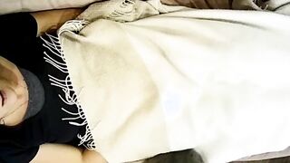 stepmom 52 cums on the couch (hidden camera)