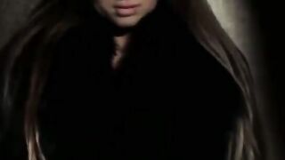 Gorgeous dark haired into sexy lingerie masturbating to a wild orgasm