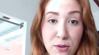 CarneDelMercado - Hispanic Red Haired 19 Yo Tricked Up Ride huge african penis after