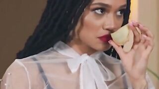 cumshot sexy af julie kay gets pussy fucked on the floor