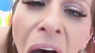 anal brunette babysitter sucks dick