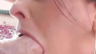 anal brunette babysitter sucks dick