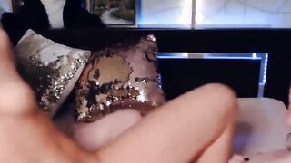 Cute Lesbians Scissor inside Bed