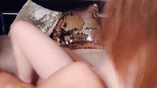 Cute Lesbians Scissor inside Bed