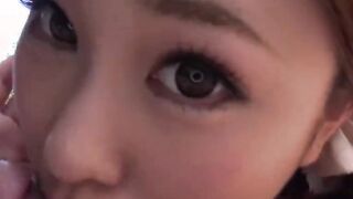 Japanese wifey, Maki Horiguchi sucks penis, uncensored