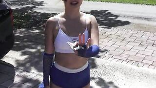 beauty Cheerleader Aria Banks Sucks And Fucks Till Screaming Orgasm
