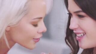cumshot a young has the best threesome of her life