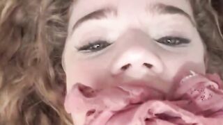 18 Yo Cute Amateur Teen SABRINA SPICE First ROUGH Sex And Face Fuck