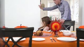 SPYFAM Step Siblings Fuck On Turkey Day