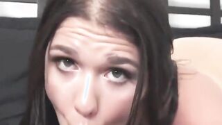 cumshot horny teen slut april dawn fucks with stepdad for car keys