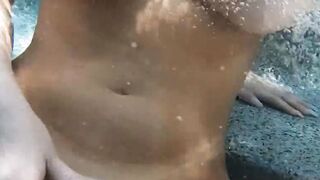 Katee Life Big Tits Underwater in pool