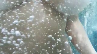 Katee Life Big Tits Underwater in pool