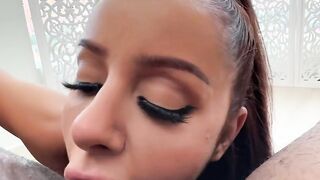 petite redhead pounds huge dick