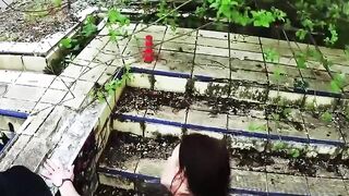 Ms. anal bitch stays true to her name in outdoor
