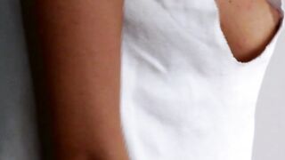 Perfect ass teen model shows hot body