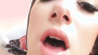 blowjob brunette slut rylee loves bbc