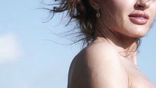 Skinny Russian Taya Vais strips naked