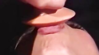 Big Tit Cutie solo toying both of her sweet tight holes