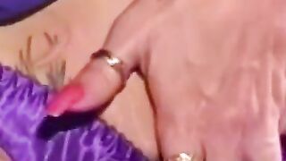 Big Tit Cutie solo toying both of her sweet tight holes