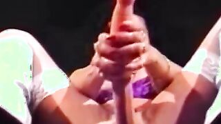 Big Tit Cutie solo toying both of her sweet tight holes