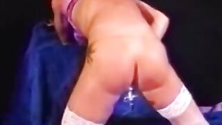 Big Tit Cutie solo toying both of her sweet tight holes