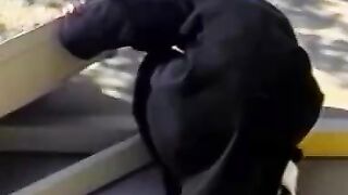 Crazy lesbo babes strap-on fucking into luscious 3some