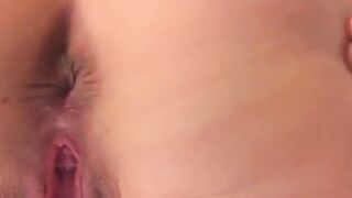 cumshot milf with perky tits fucks her pussy