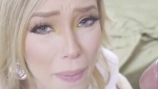 creampie  broke teen begs for stepdad's cock inside her 2
