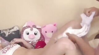 blowjob barbie doll blonde is feeding on cock 2
