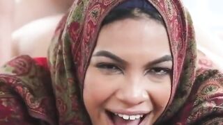 blowjob sister gets fucked in hijab after arranged marriage