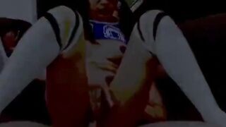 anal  latina with big nipples gets horny after foot
