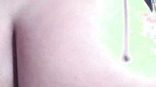 Big booty curvy Latina fucks dildo on webcam