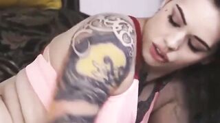 BURNING DESIRE Tattooed Titan Sucks Cock Before Getting STEAMROLLED by a Monster Cock in a deleted Anal Fuck Fest
