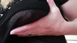 Lactating PAWG Home alone Masturbating