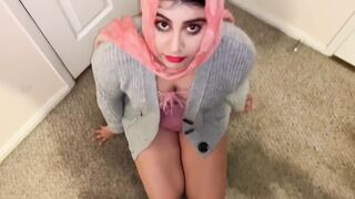 Sneaky stepdad gets blowjob from great Bae Muslim daughter.