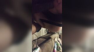 Vixen1217 worships a Texas bbc bull