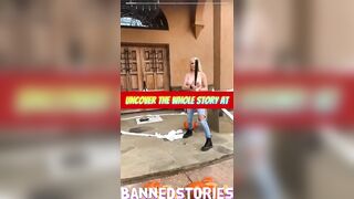 Pumpkin Smashing with Blonde Long Hooters KENZIE TAYLOR for Halloween