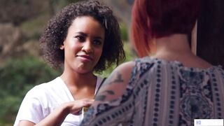 Interracial Lesbian Couple Roleplaying