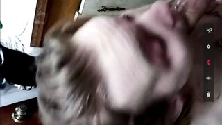 Next Whore gets face nailed against WC door cuk friend