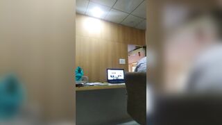 Dick flash n masturbating in front of office maid watchpron