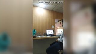 Dick flash n masturbating in front of office maid watchpron