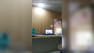 Dick flash n masturbating in front of office maid watchpron