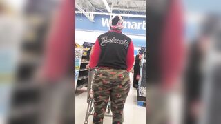 Candid Ebony Long Butt Jiggle Wiggle Up Close! #1