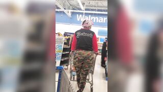 Candid Ebony Long Butt Jiggle Wiggle Up Close! #1