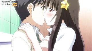 Hentai Uncensored | Hot with Big Melons Sucks and Fucks inside the