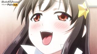 Hentai Uncensored | Hot with Big Melons Sucks and Fucks inside the