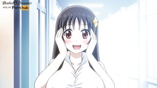 Hentai Uncensored | Hot with Big Melons Sucks and Fucks inside the