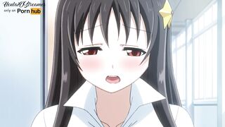 Hentai Uncensored | Hot with Big Melons Sucks and Fucks inside the